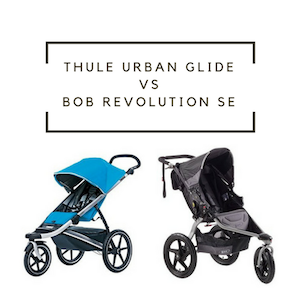thule vs bob double stroller